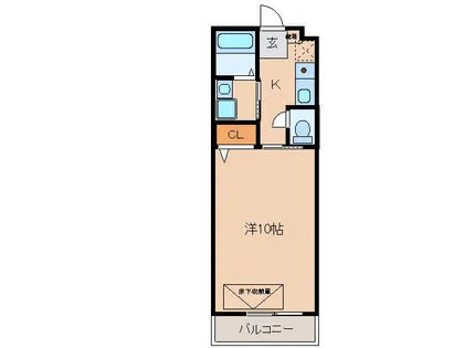 シャンテ ノール【1階】の間取り