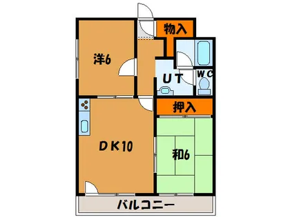 パレス柏木【307号室】の間取り