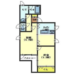 メゾンエキサイトシーガル【3階】の間取り