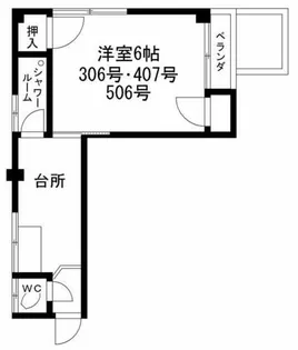 ビスタ本町【4階】の間取り