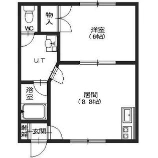 パレス美原A棟【103号室】の間取り
