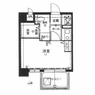 ピュアドーム天神アクロス【10F号室】の間取り