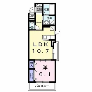 M. bonito【2階】の間取り
