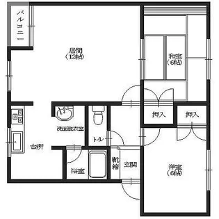 めぞん・ど・べる【102号室】の間取り