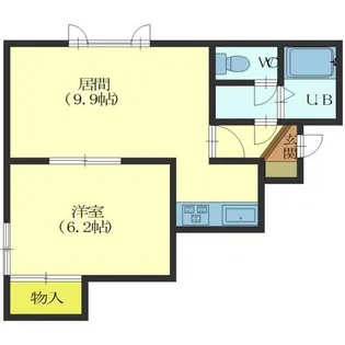 アーバンパレス雅【206号室】の間取り