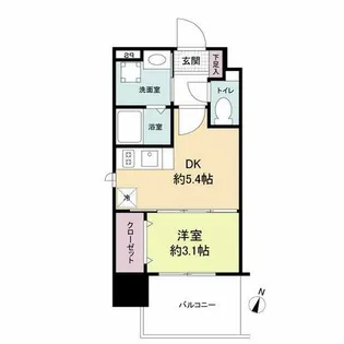Live Casa県庁前【4階】の間取り