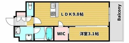 KABAYA Garden HAKATA【2階】の間取り