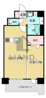 エルグランド吉塚【503号室】の間取り