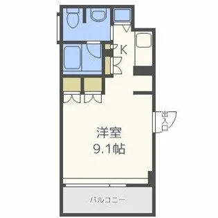 アーデンタワー南堀江【11階】の間取り