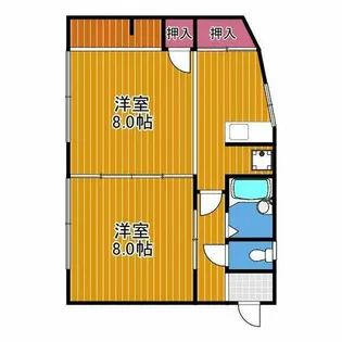 ハイツブルーム【3階】の間取り