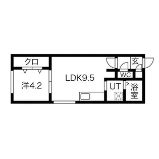 SERAM美園【2階】の間取り