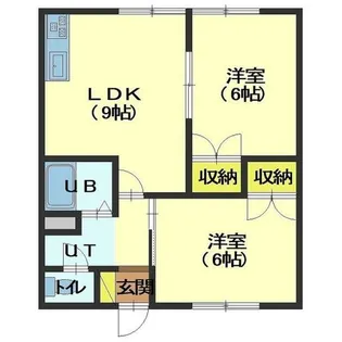 パレーシャル【202号室】の間取り