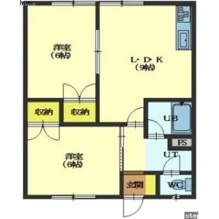 パレーシャル【2階】の間取り