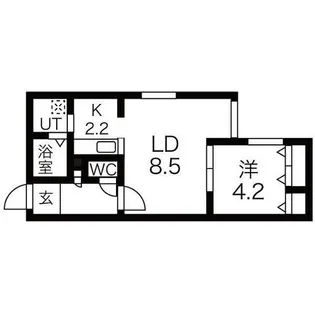 北海道札幌市中央区南九条西12丁目【マンション】の間取り