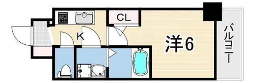 エスリード神戸大倉山ヒルズ【11階】の間取り