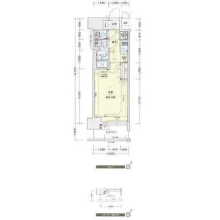 プレサンスKOBEグレンツ【3階】の間取り