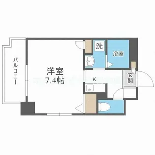 ビガーポリス101扇町【5階】の間取り