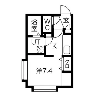 Mteel西麻生【1階】の間取り