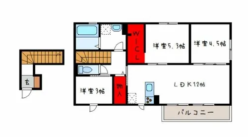 リヴェール【2階】の間取り