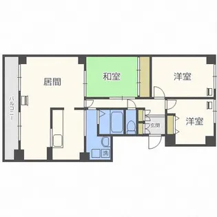 ベルシティ20【9階】の間取り