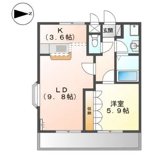 ストークミヤタ【2階】の間取り