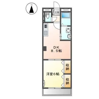 ミレム【2階】の間取り