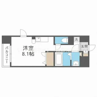 エルセレーノ吹田【1階】の間取り