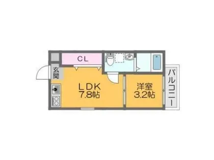 DOAHN SYOUJI(ドアーンショウジ)【1階】の間取り
