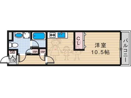 アパルトマン阪南町【5階】の間取り