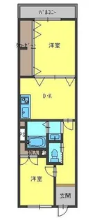 門真ロイヤル【5階】の間取り