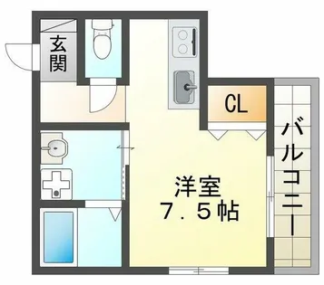 エターナルシー舞子台【2階】の間取り