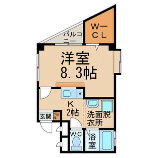 ラフィネ【3階】の間取り