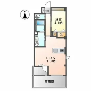 Bon a vivre(ボンアビブレ)【1階】の間取り