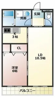 ベルバランセ白鳥【2階】の間取り