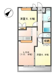プライム・ガーデン【1階】の間取り