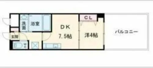 K’sスクエア岸和田北町【3階】の間取り
