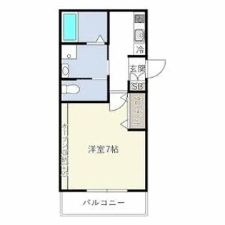 INOVE吉松WEST【2階】の間取り