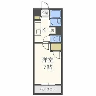 アーク箱崎【4階】の間取り