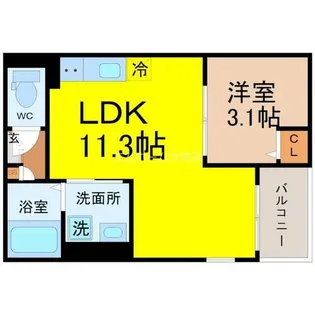 JACK SUNAKUCHIⅡ【2階】の間取り