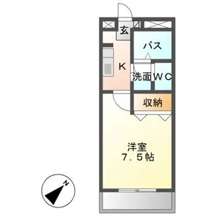 レスポワール【2階】の間取り