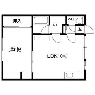 第2ときわマンション【2号室】の間取り