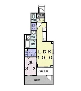 アンサードリーム加古川【1階】の間取り