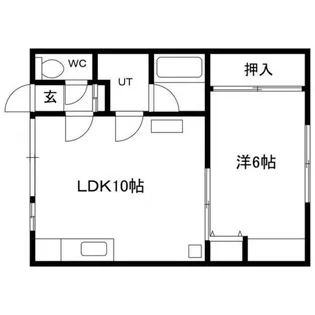 第2ときわマンション【11号室】の間取り