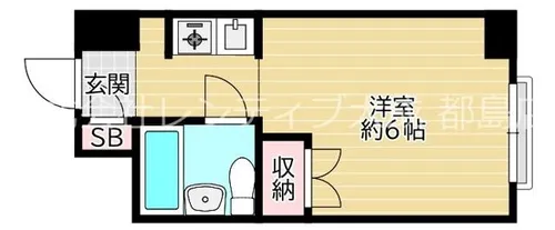 シャンボール中野【3階】の間取り