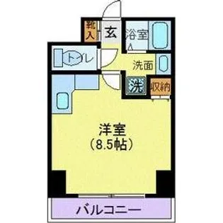 アップタウンハイツ【3階】の間取り