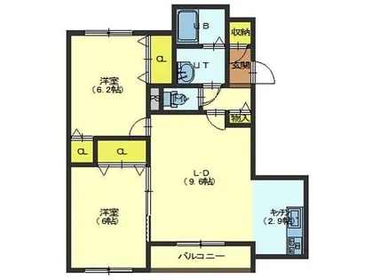 Premier First【401号室】の間取り