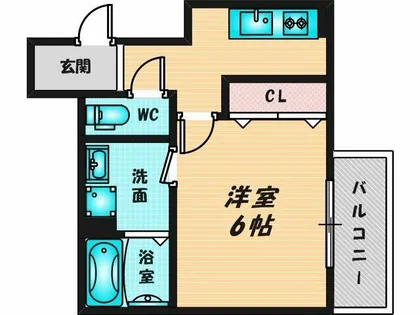 ALEGRIA東花園【3階】の間取り