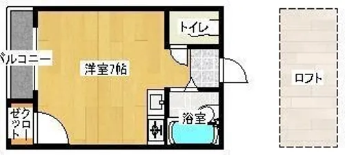 OM新室見【2階】の間取り