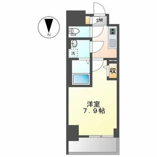 エスプレイス上前津レガシー【2階】の間取り