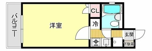 ダイアパレス博多駅南【13階】の間取り